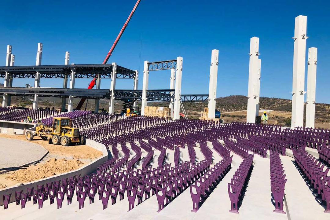 En Huimilpan, estadio de beisbol Conspiradores de Querétaro, casi listo