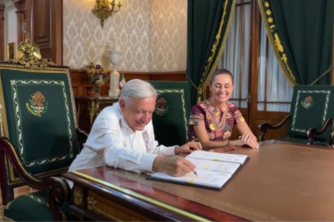 AMLO firma el decreto de la reforma al Poder Judicial