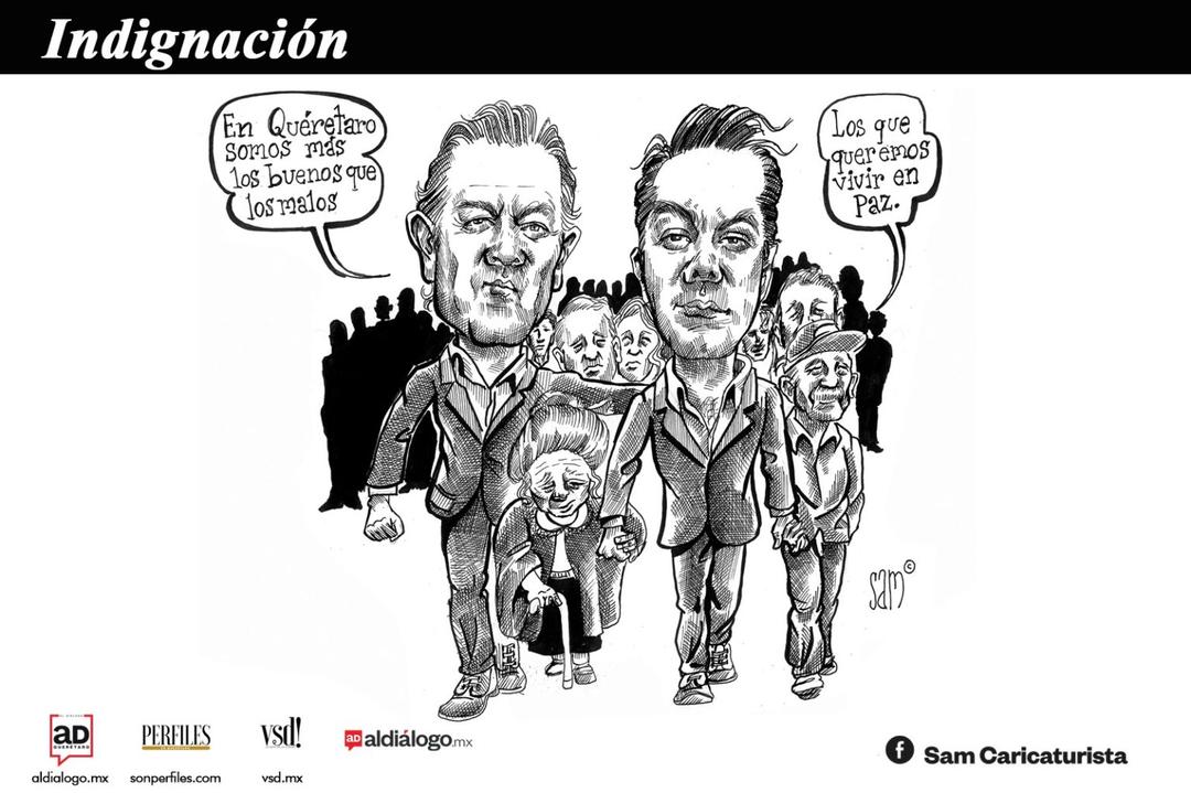 Caricatura: Indignación