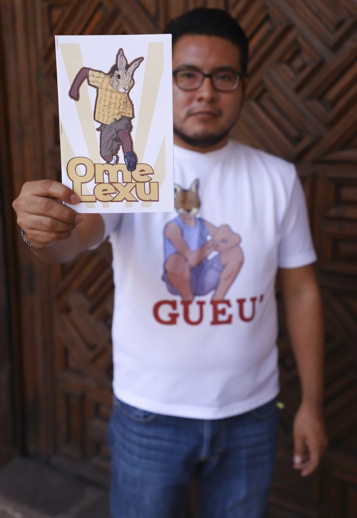 Ome Lexu, el hombre conejo, un superhéroe al rescate de las lenguas indígenas. /Foto: Especial
