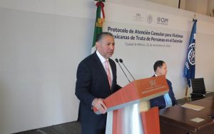 La Red Consular de México atendió un total de 860 casos reportados por personas mexicanas víctimas o posibles víctimas de trata./@SRE_mx