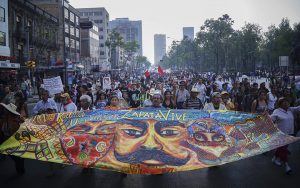 Marcha realizada en 2013 por los sucesos de Atenco./Foto: Cuartoscuro