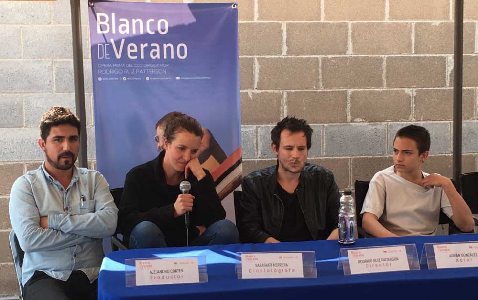 Presentación de Blanco de Verano, filme de Rodrigo Ruiz Patterson. /Foto: Especial
