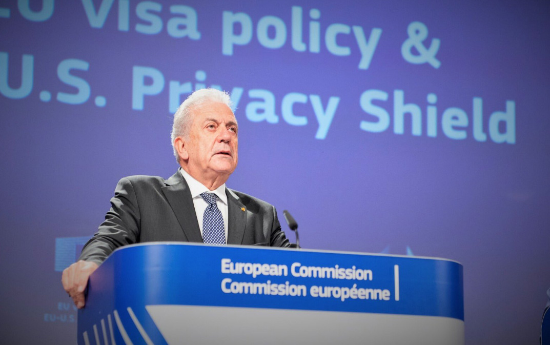 Dimitris Avramopoulos, comisario europeo de Migración, Asuntos de Interior y Ciudadanía.