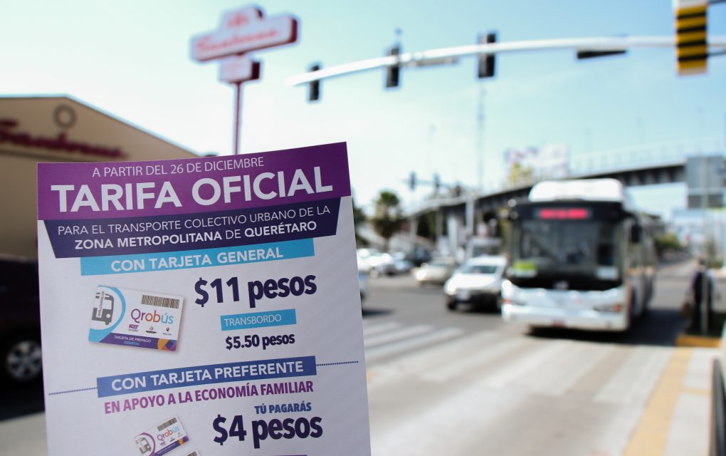 Querétaro, entre los estados con precios de transporte público más altos del país. /Foto: Pilar Pérez