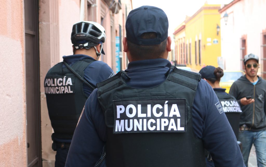 La corporación municipal de seguridad de Querétaro también hace uso de bodycams.