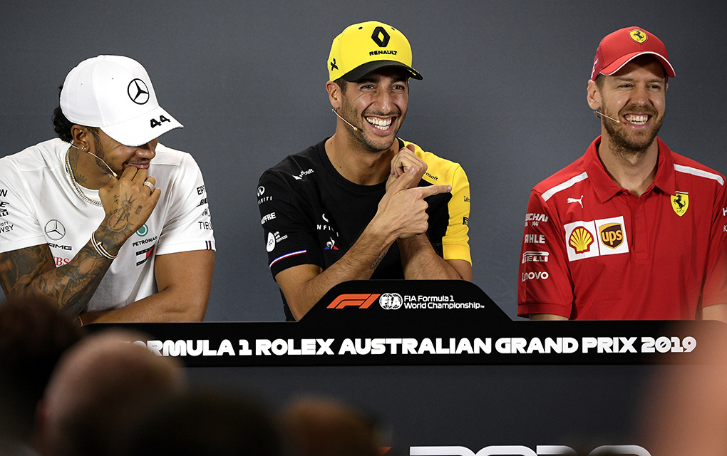 Hamilton y Vettel ocuparon los primeros dos puestos del campeonato de pilotos en la temporada anterior./AP