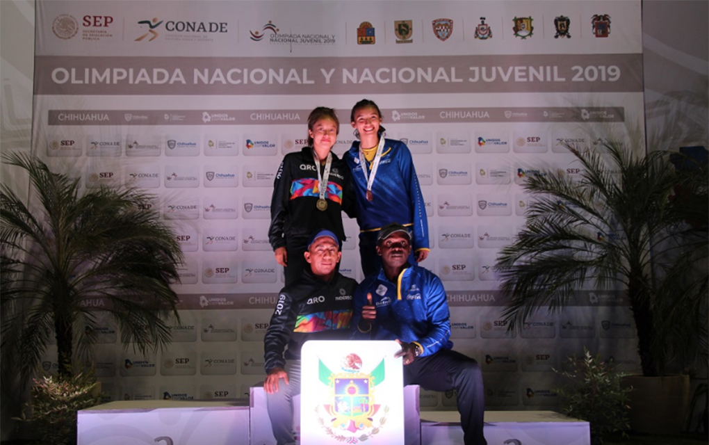 En el segundo día de actividades de atletismo, que se está llevando a cabo en la capital de Chihuahua, Silvia Guerrero logró colgarse la medalla de oro./Indereq