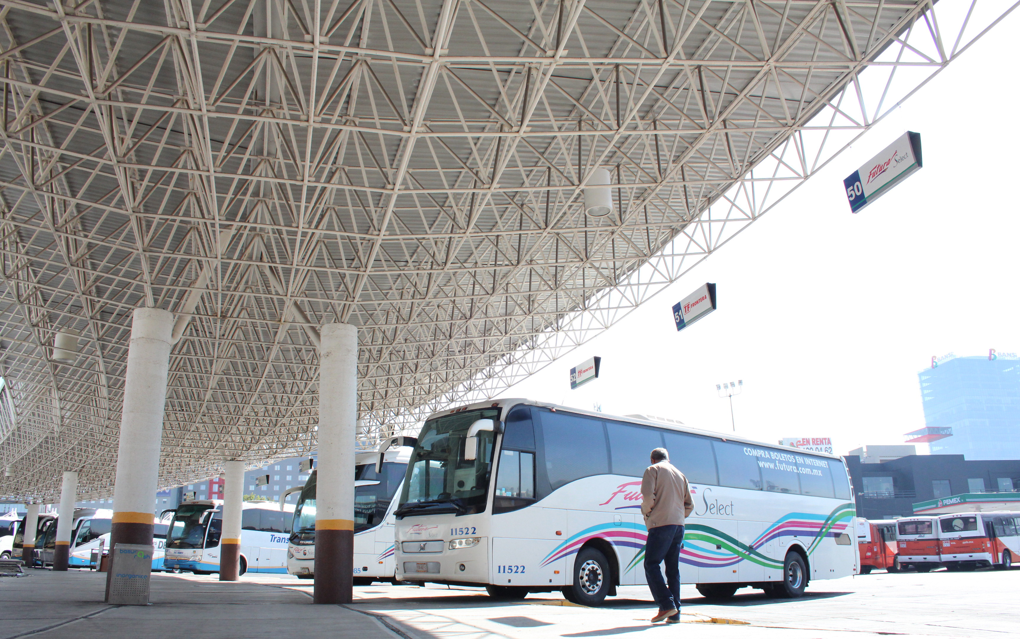 La terminal del AIQ irá hacia la central de autobuses de la Capital/Foto:Archivo