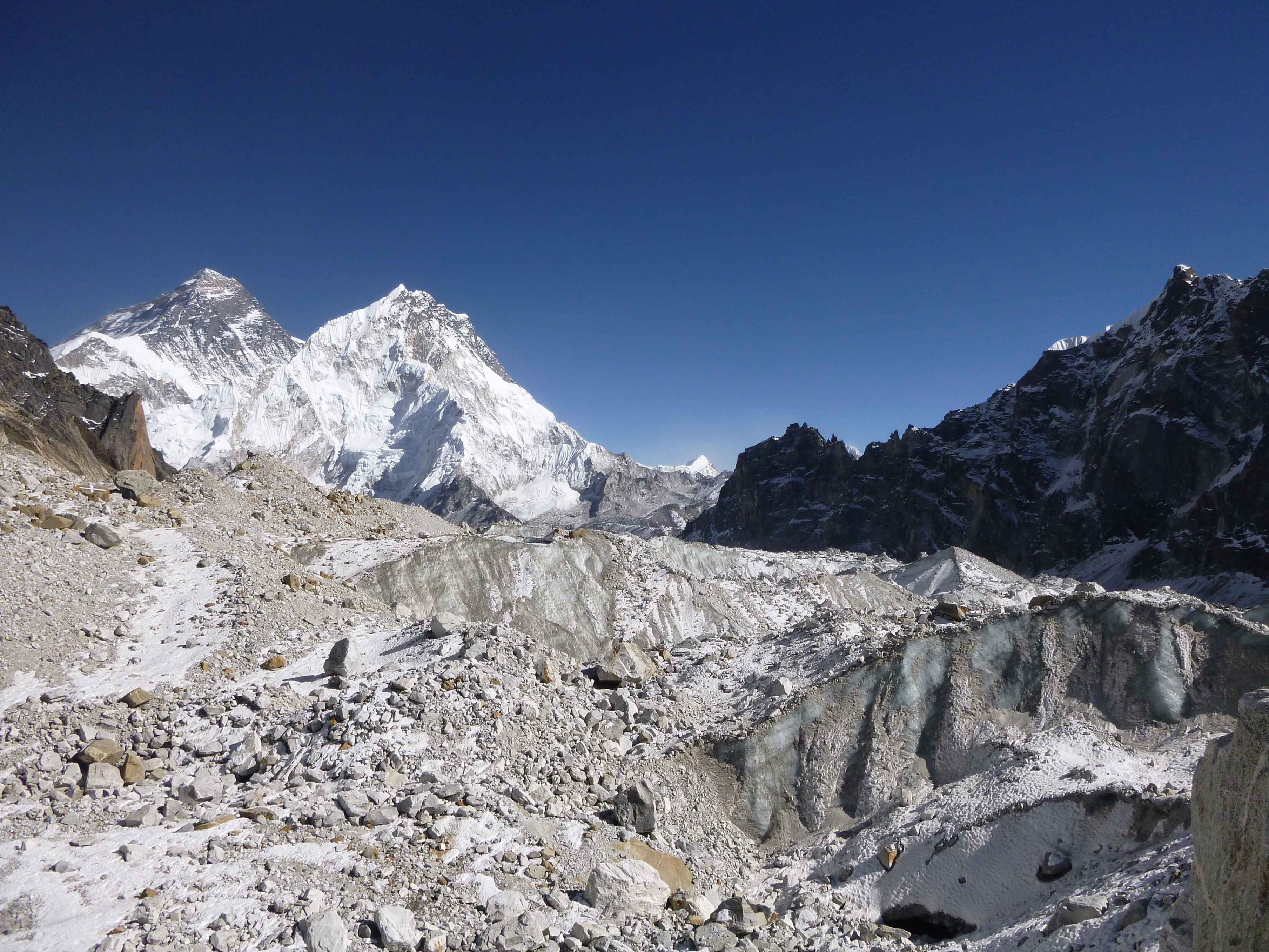 Las imágenes mostraron la magnitud dramática del deshielo en los glaciares ./AP