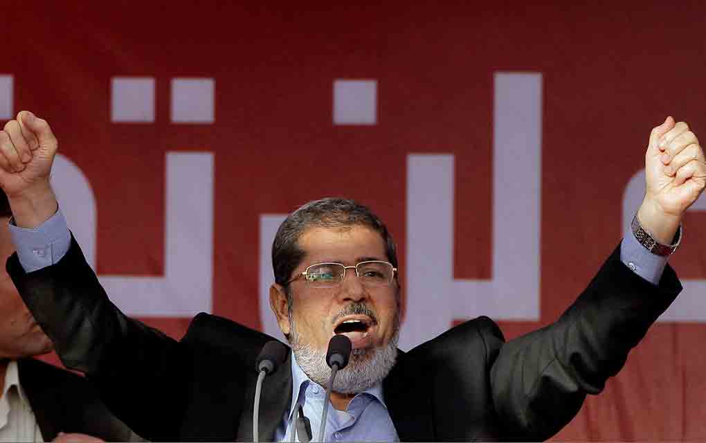 Mohammed Morsi, cuando fue electo presidente de Egipto, en una foto del 29 de junio de 2012. Morsi falleció el 17 de junio de 2019, reportó la televisora egipcia / Foto: AP. 