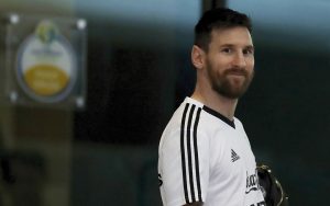 Con 31 años, Messi se ha tomado con calma este nuevo desafío con la Albiceleste./AP