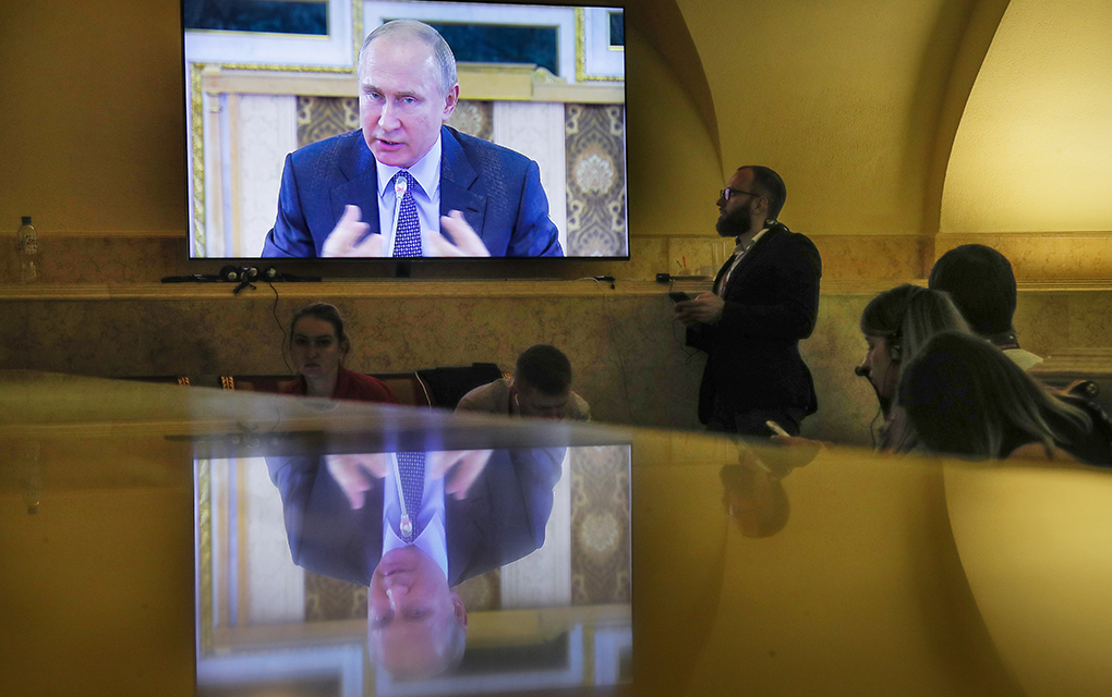 El líder ruso señaló que la lucha contra el terrorismo y el extremismo sigue siendo una de las prioridades./AP