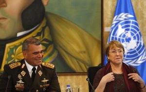 Al concluir su visita a este país sudamericano, la alta comisionada de la ONU tiene previsto ofrecer una declaración a la prensa./AP