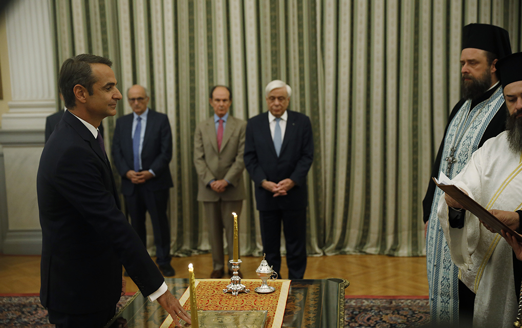 Kyriakos Mitsotakis, primer ministro de Grecia. /Foto: AP
