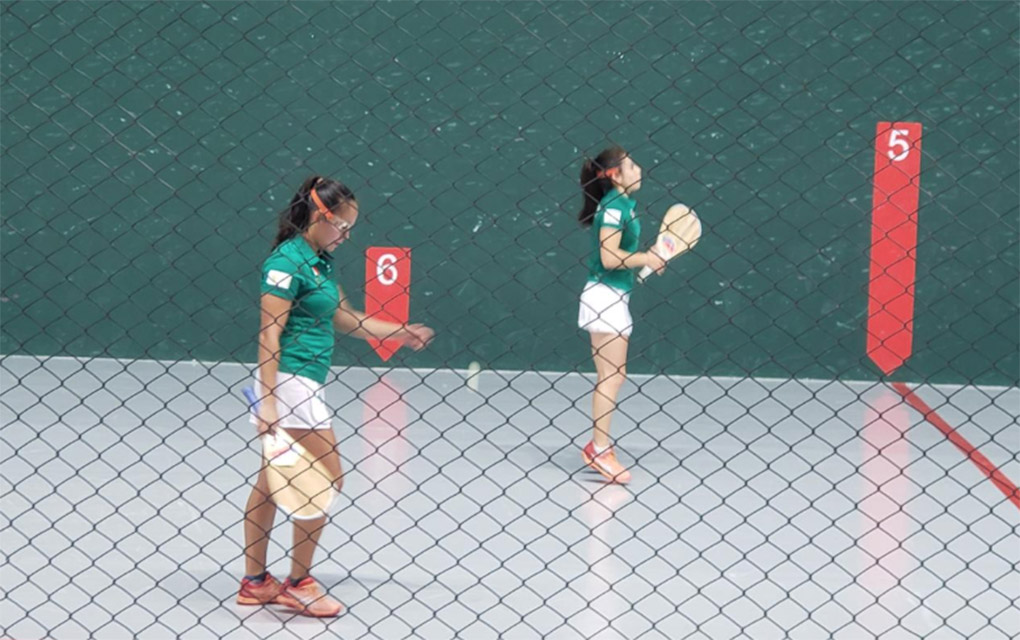 Dulce Figueroa y Laura Puentes dieron al país la tercera medalla de oro en la modalidad de pelota goma dobles./Especial