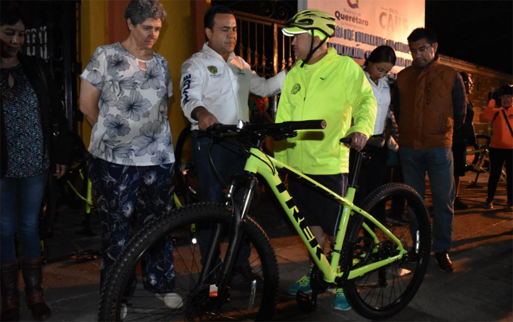 Saca la Bici recibe 20 bicicletas para la impartición de talleres./Especial