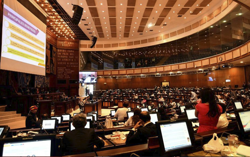 Asamblea de Ecuador. /Foto: Especial