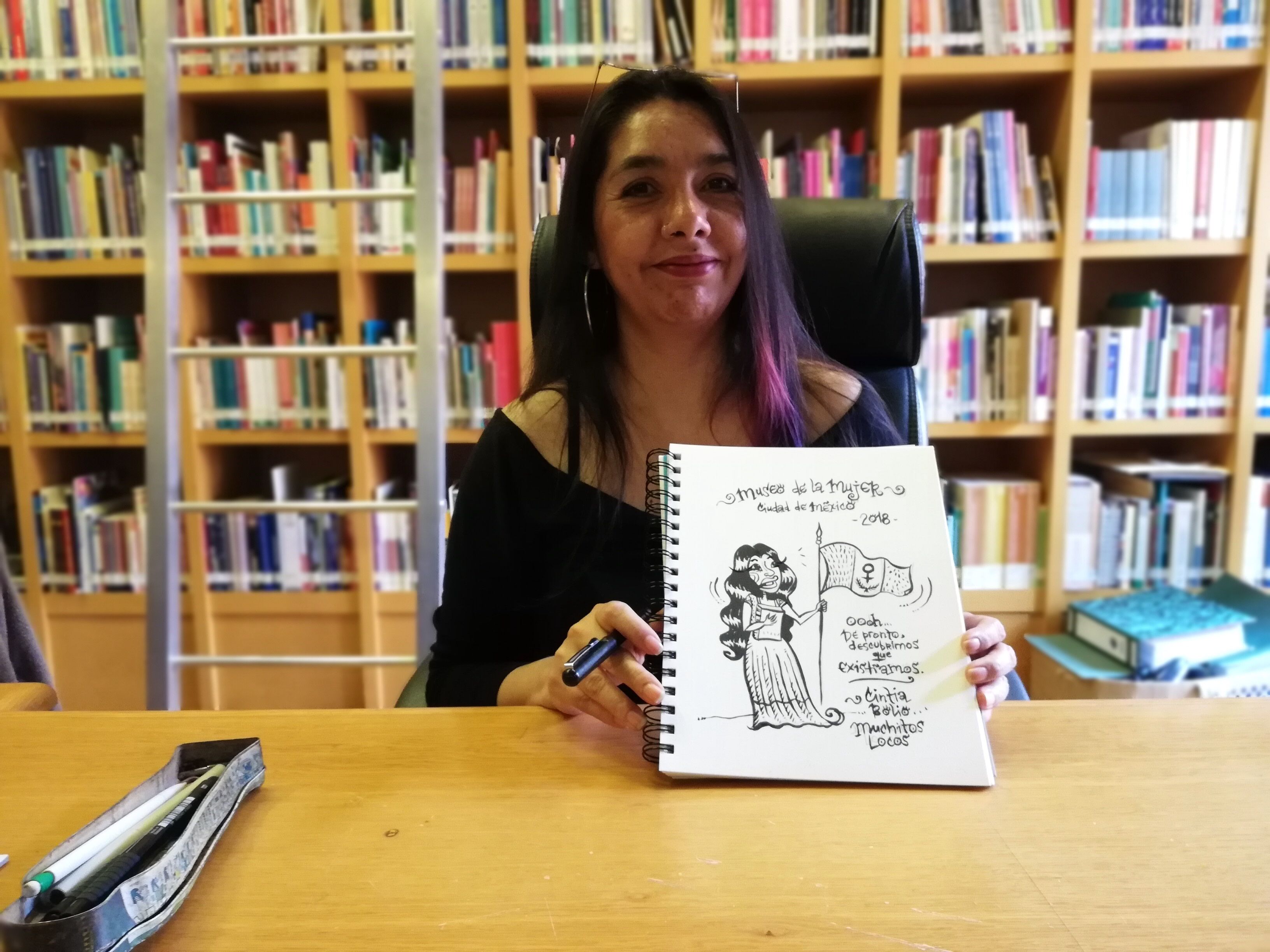 La caricaturista mexicana, Cintia Bolio / AGENCIAS  