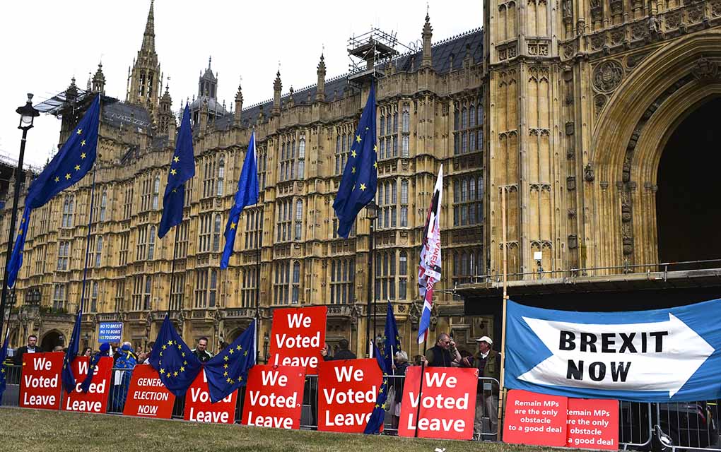 Casi un 52 por ciento de los votantes británicos apoyó el Brexit en un referéndum en junio de 2016./AP