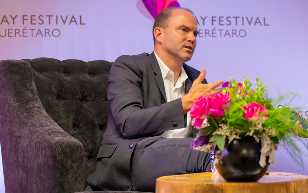 Ben Rhodes en el Hay Festival 2019 / Foto: Gibran Gallardo
