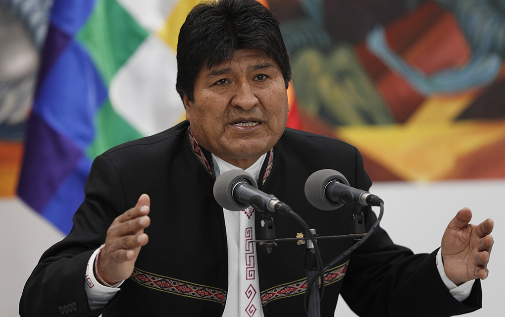 Morales, quien gobierna el país desde enero de 2006, insistió en que volvió a ganar las elecciones./AP