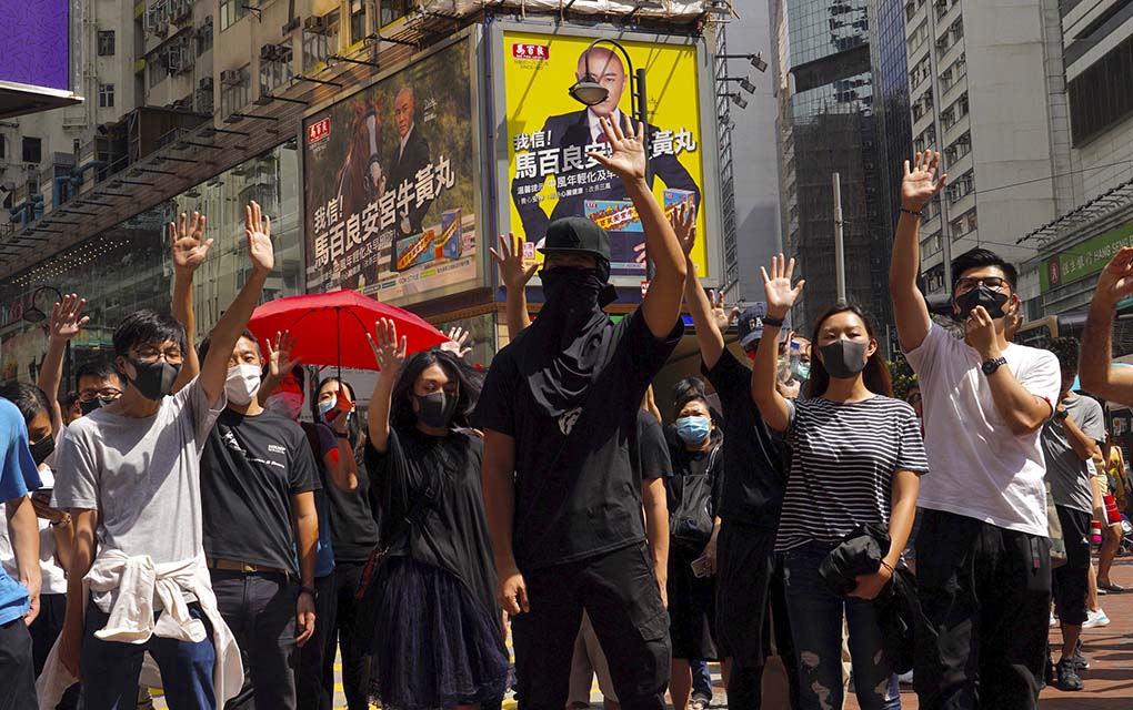 Apple en Hong Kong decidió hoy eliminar su aplicación HKmap.live, usada por los manifestantes para rastrear a la Policía./AP