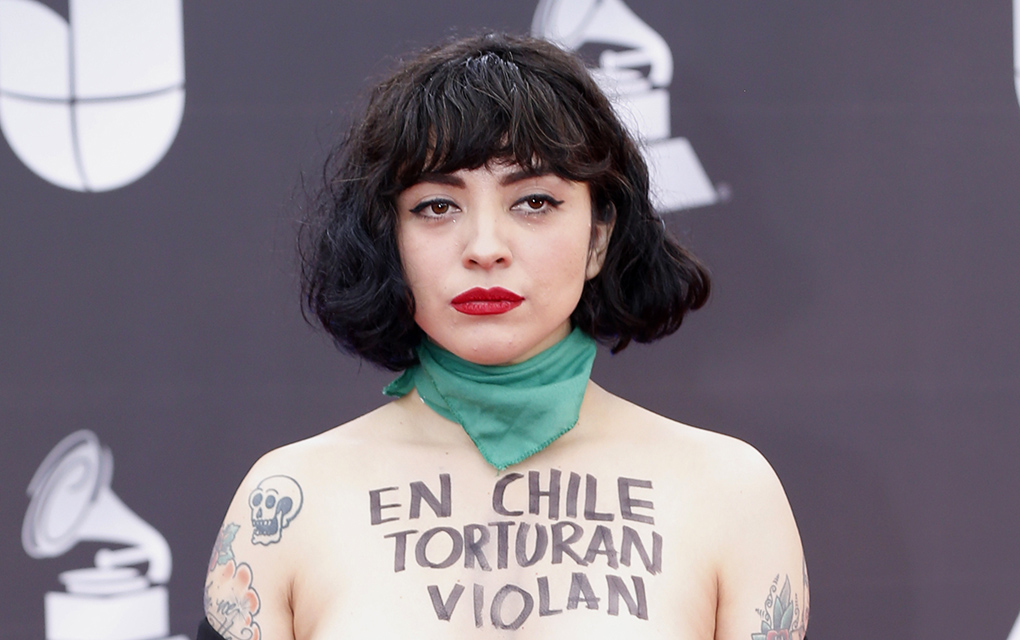 La cantautora, que es chilena, ha denunciado la represión de las autoridades./AP