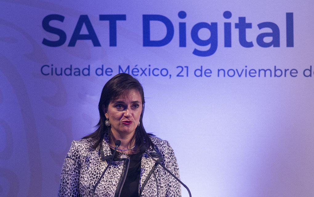 Margarita Ríos Fajart, titular del Servicio de Administración Tributaria (SAT)./Foto: Cuartoscuro