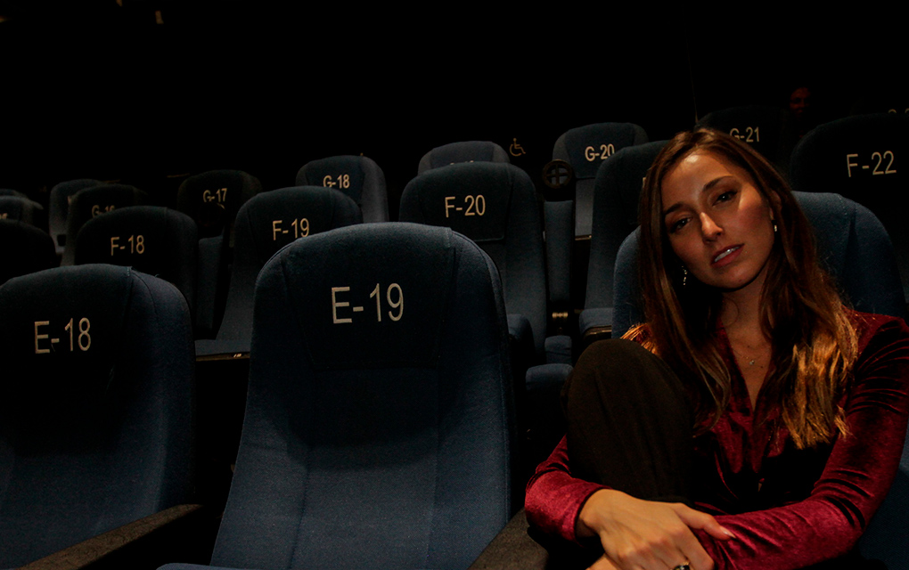 Presentación de la película Compulsión, con la presencia de los actores protagónicos, Sofía Sisniega en la imagen / Notimex