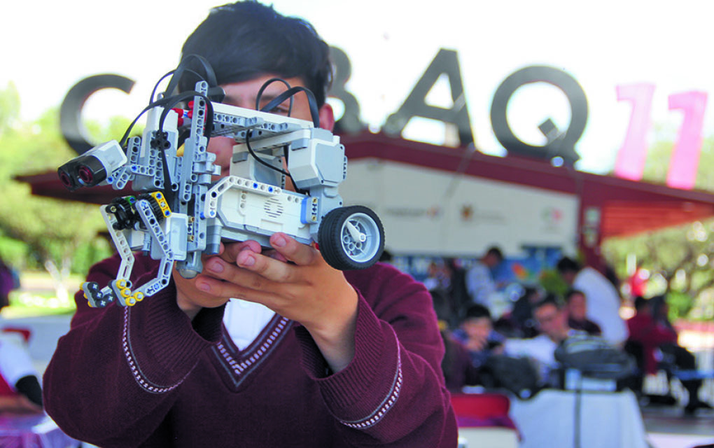 Alumnos del Cobaq participaron en la World Robot Olympiad en León, Guanajuato./Especial