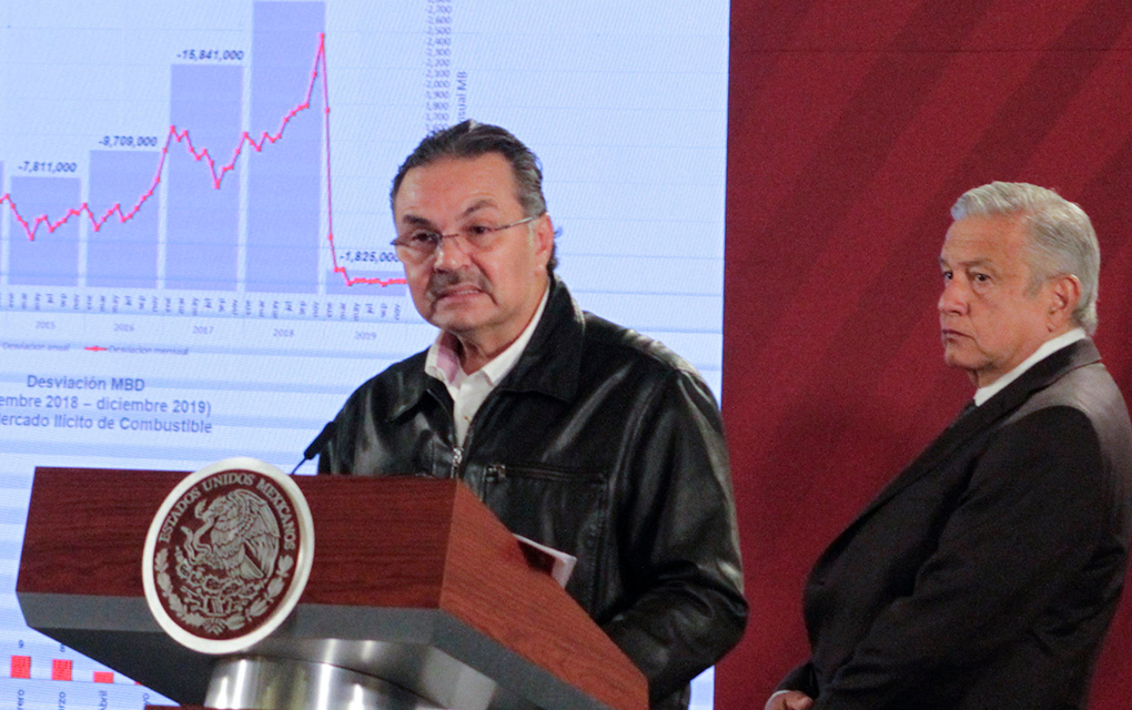 Octavio Romero Oropeza, director de Petróleos Mexicanos, presentó un informe que detalla los resultados del plan de prevención de robo.