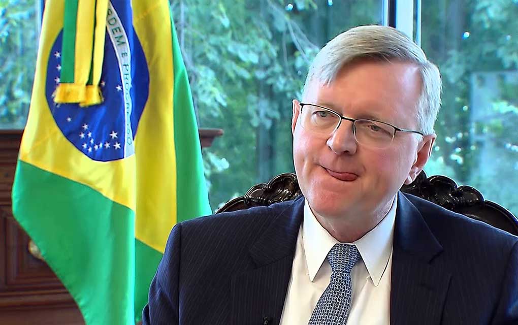 Embajador brasileño en Estados Unidos da positivo por coronavirus