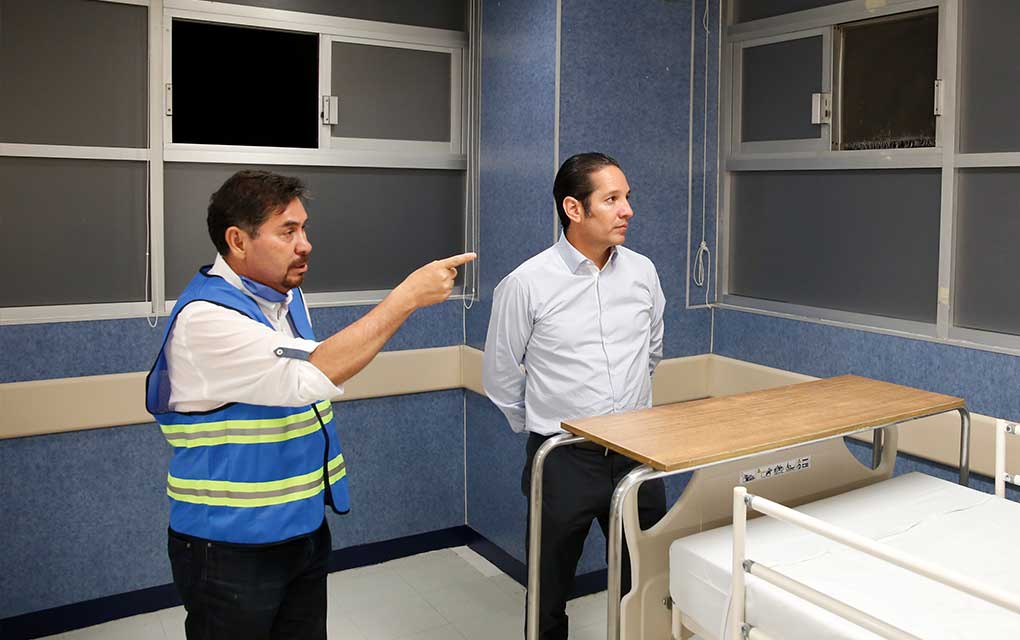 Gobierno estatal reconfigura hospital general para pacientes de coronavirus