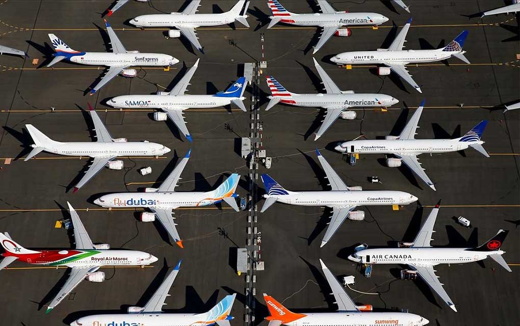 Foto: AP. Por pandemia, las aerolíneas mantienen su flotilla en tierra