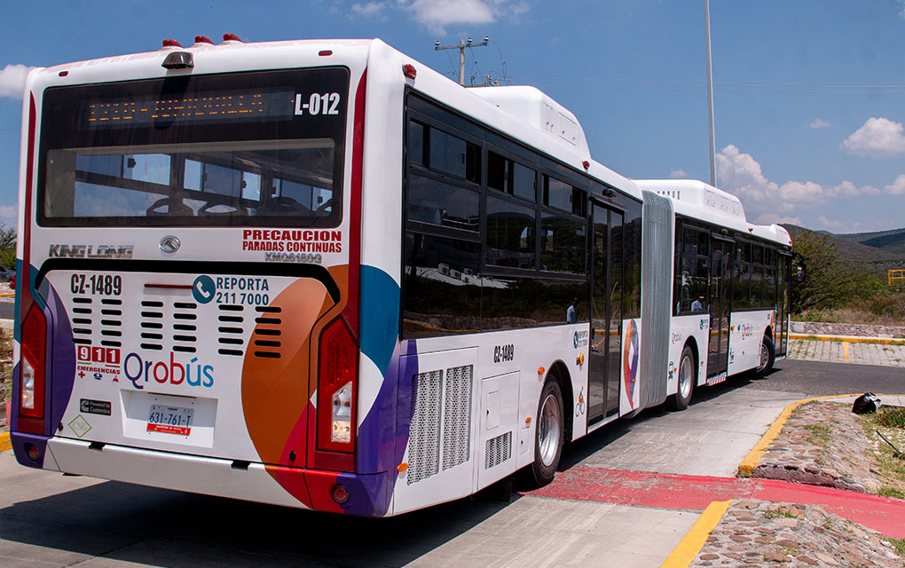 Obligaciones para autobuses del sistema colectivo en Querétaro Foto: Yarhim Jiménez
