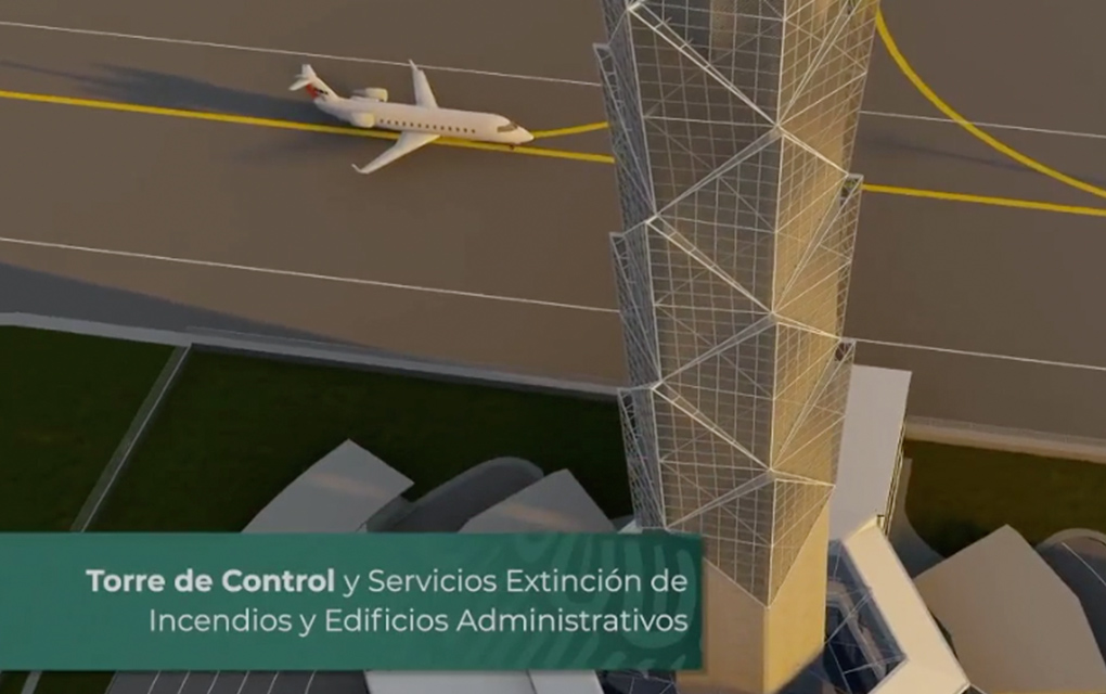 Continúa construcción del aeropuerto de Santa Lucía, anuncia AMLO