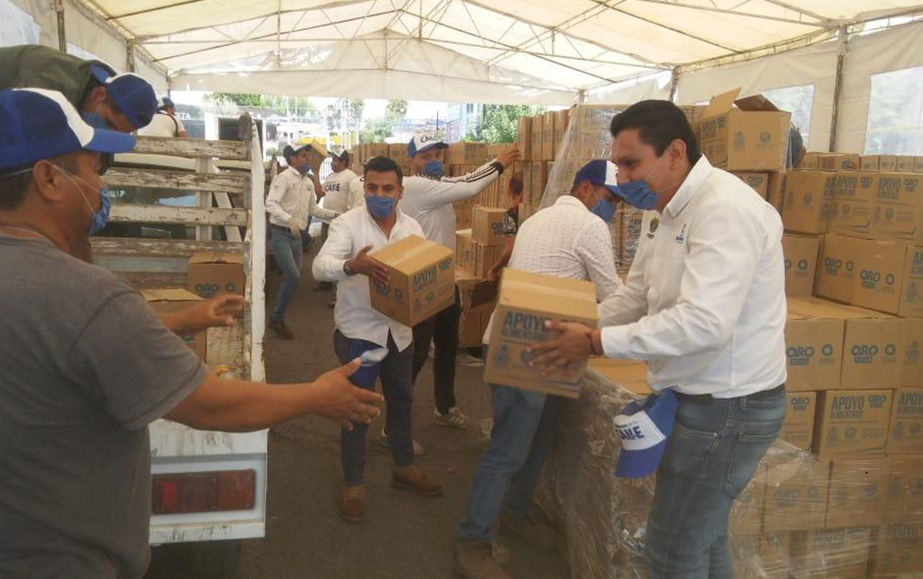 Llegan apoyos alimentarios y sanitarios a 150 mil familias queretanas / Foto: Especial