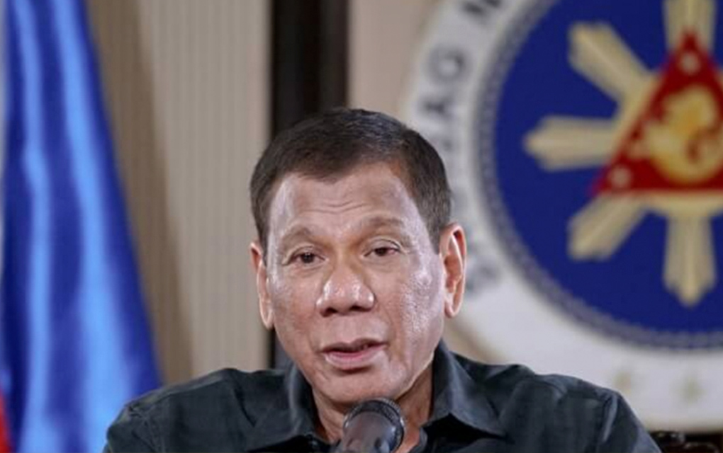 Duterte ordena disparar a quienes violen cuarentena por Covid-19
