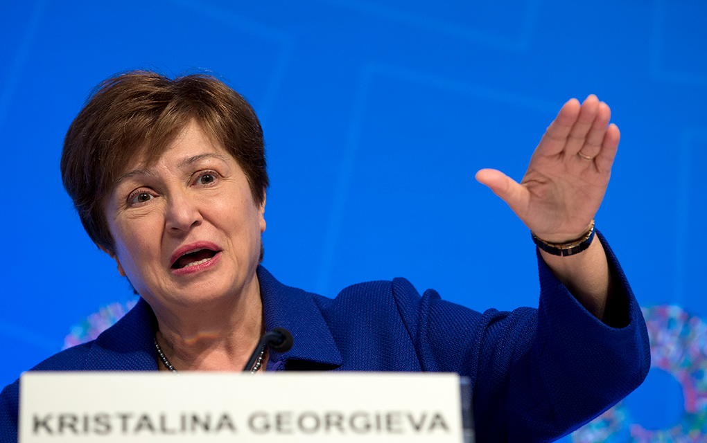 Kristalina Georgieva, directora gerente del Fondo Monetario Internacional. / Foto: AP