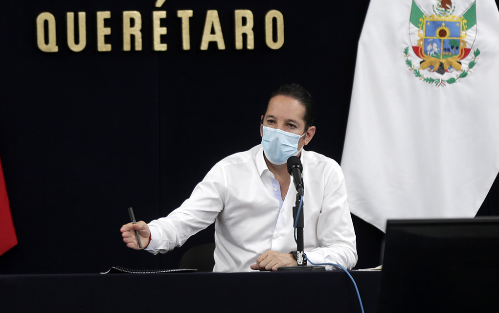 Gobernador expone a alcaldes los avances en Querétaro contra virus
