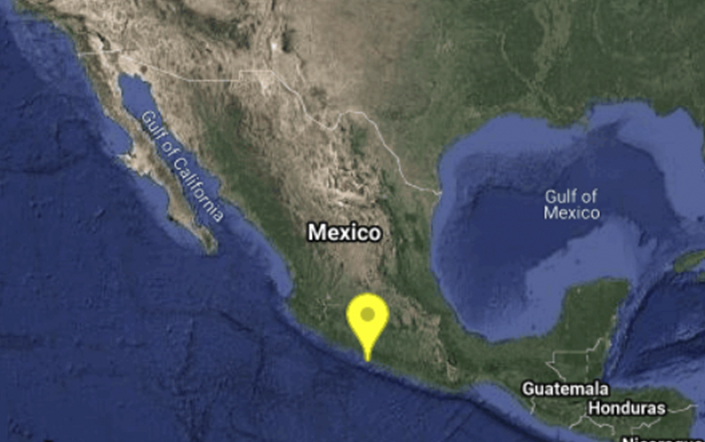 Reportan sismo de magnitud 5.2 con epicentro en Guerrero