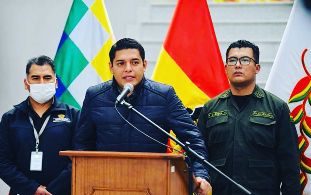 Álvaro Coimbra, ministro interino de Justicia de Bolivia / Foto: Especial