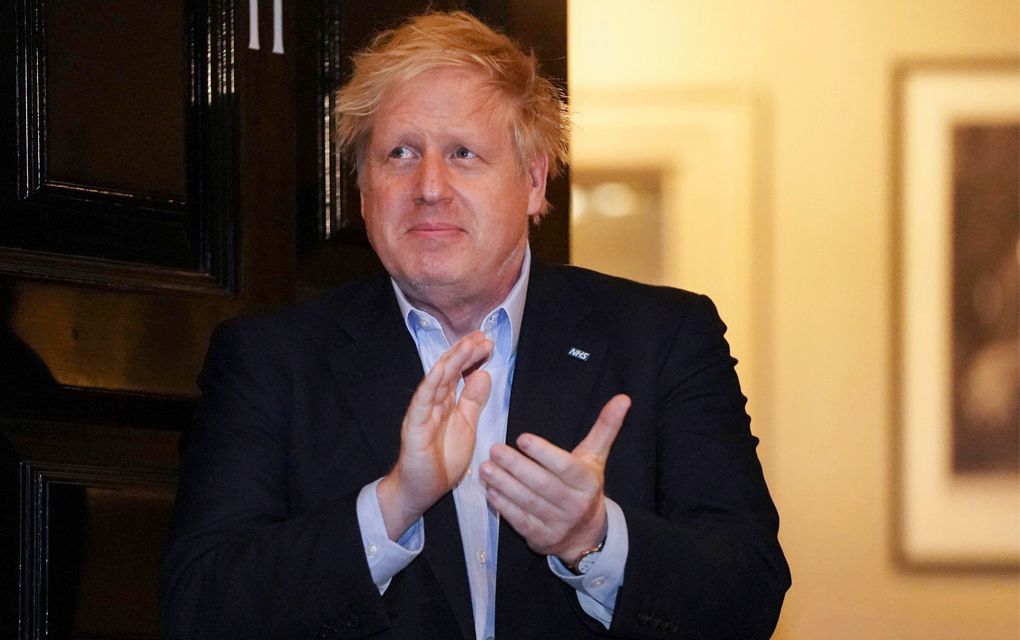 Boris Johnson sale del hospital tras salir positivo de covid-19