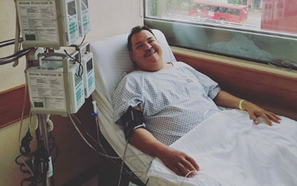Julio Preciado estuvo internado hace algunos meses cuando se sometió a un trasplante de riñón.