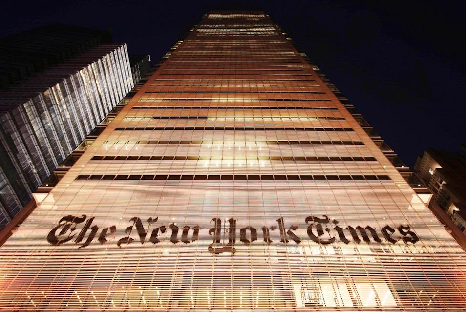 Foto: AP / Así se hizo la polémica porta del New York Times