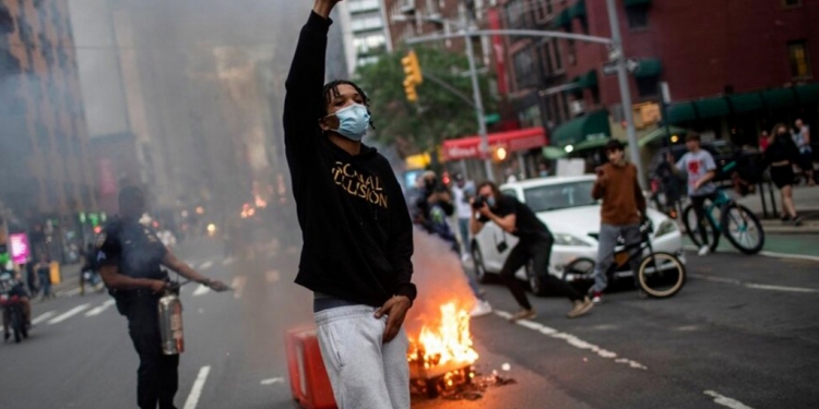 Van cuatro días intensos de protestas en Nueva York