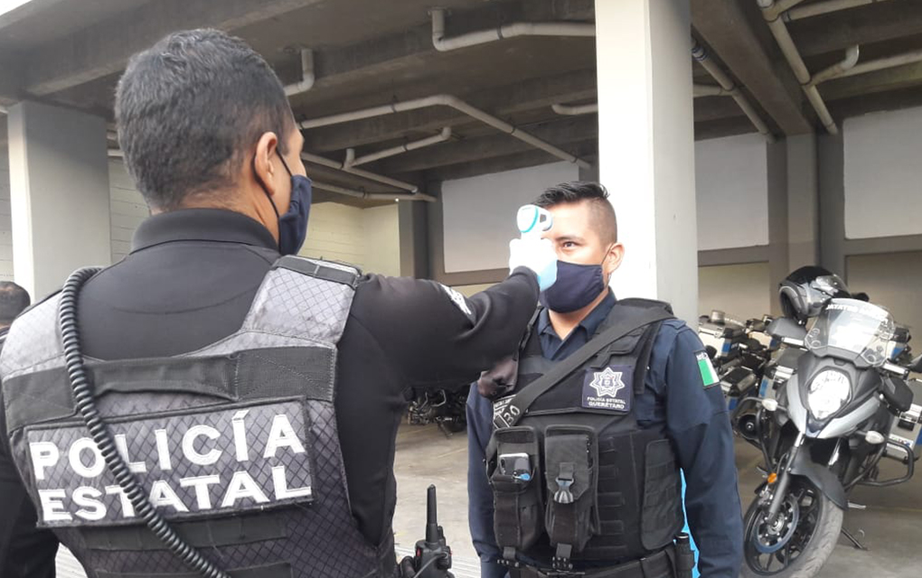 Dos policías fallecen por COVID-19 en Querétaro