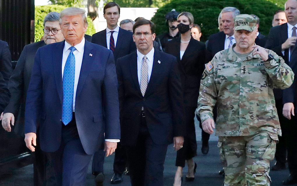 Fuerzas Armadas en EUA se deslindan de políticas internas de Trump / Foto: AP