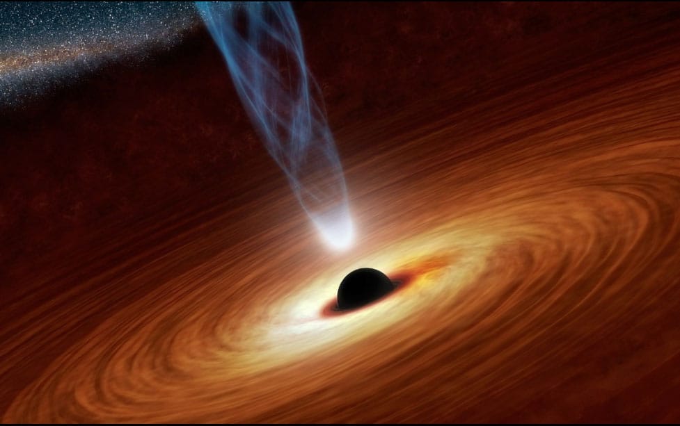 Un agujero negro se fusiona con un misterioso objeto desconocido